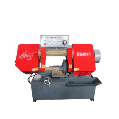 China Building Material Stores S Series Band Sawing Machine GB4030 Semi-automic Horizontal Metal Customized Hydraulic Video Technical Sales Support for sale