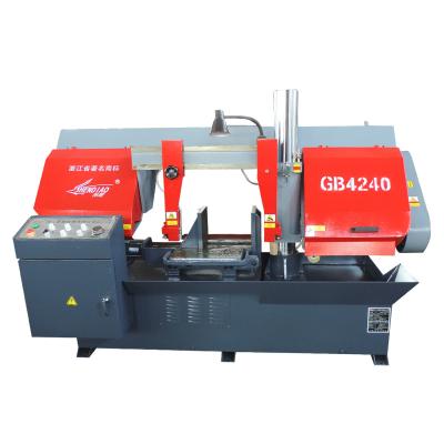 China Competitive Manufacturer of Industrial Metal Cutting! ! China high quality double column band saw machine priceGB4240 metallic band saw horizontal for sale