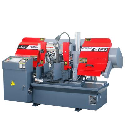 China Customized high quality metal cutting PLC control cutter aluminum steel strip saw machine metal sierra de cinta Para for sale