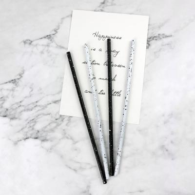 China Svin BPA Free Viable Portable Reusable Style Stainless Steel Spotted Drinking Straw for sale