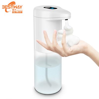 China Foam Automatic Electronic Hand Kids Hand Sanitizer Shampoo Dispenser Hotel Handfree Touchless Foam Sensor Manual Soap Dispenser for sale