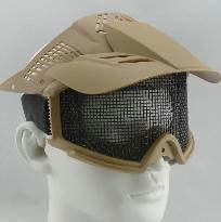 China Tactical Face Protection , Police Protective Face Shield For CS for sale