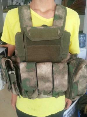 China Army A-Tacs Military Tactical Vest Adjustable Size Digital Camouflage Clothing for sale