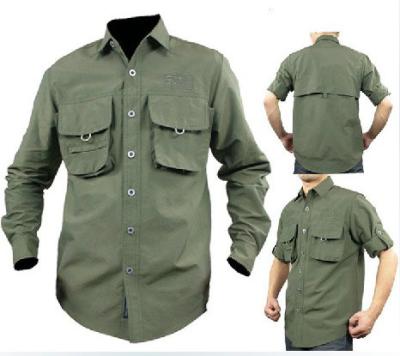 China Camisa táctica militar S M L tamaño del verde caqui táctico militar del combate del XL en venta