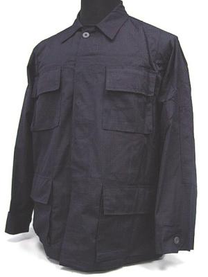 China Matte Black Military Camo Uniforms Cotton & Polyester With Customized Color for sale