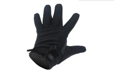 China Black Military Polymers Handgun Shooting Gloves Nylon Unique Non-Slip Palm for sale