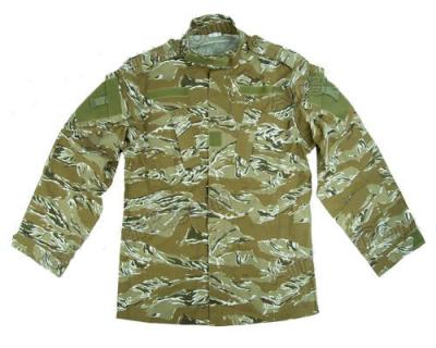 China Desert Tiger Stripe Military Camo Uniforms 35% Cotton And 65% Polyester for sale