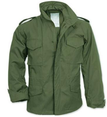 Chine Veste militaire du gisement M65 de ressort, veste de champ militaire de tissu de RIPSTOP à vendre