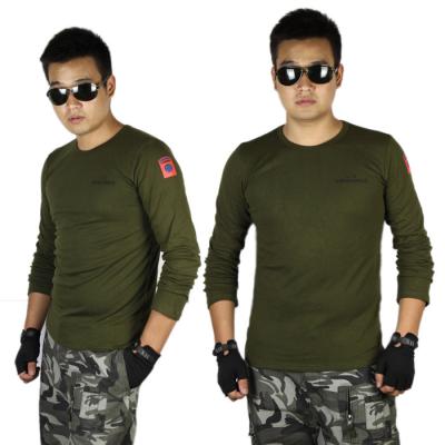 China Ejército para hombre de largo ligeramente envuelto del algodón de la camisa del cargo con el modelo de la letra en venta