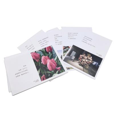 China paper & Factory Customized Cardboard Batch Printing Postcard Small Digital Printing Business Card for sale