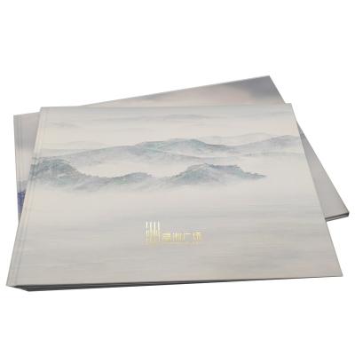 China Paper & Paperboard Printed paper book, hardcover book, horizontal bronzing book printing service for sale