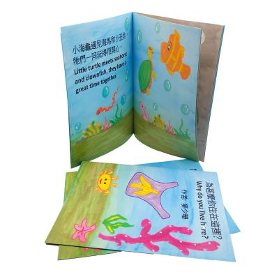 China paper & Cardboard Children's Books Color Custom Binding Story Book Printing for sale