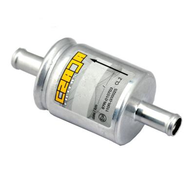 China 12/13mm aluminum cng gas filter for sequential injection kit for sale