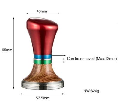 China Stocked stainless steel nespresso capsule with tamper proof coffe accessories hand tamper tool espresso coffee tamper for sale