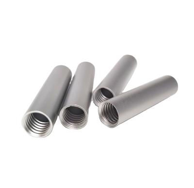 China Lightweight Automotive Aluminum Spindle Pin CNC Threaded Silver Anodized Turning Pipe Fittings for sale