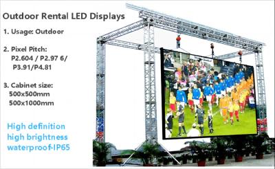 China Portable Stage Rental Led Display Board P4.81mm Programmable for sale