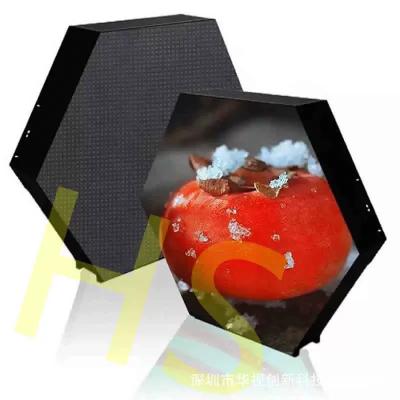 China Hexagon Creative Led Signs Screen Customized hex led display Full Color led display for sale