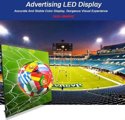 China Football Stadium Outdoor LED Displays Sport Soccer Field Perimeter P10 RGB Led Panel for sale