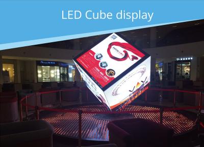 China Outdoor Rubik'S Video Cube Led Display P3.91 For Shopping Mall for sale