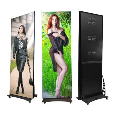 China Digital Transparent P2 Backlit Poster Frames LED Display FCC Certificated for sale