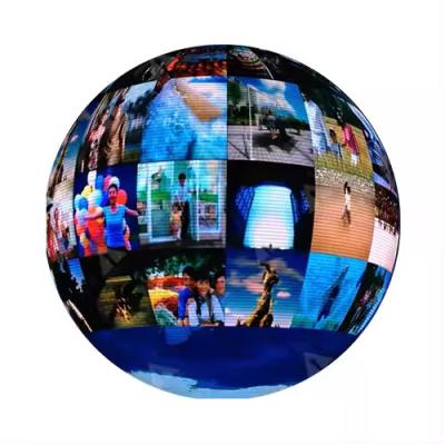 China P2.5 1.5m Spherical Led Display Screen Sphere Flexible Transparent Led Screen for sale