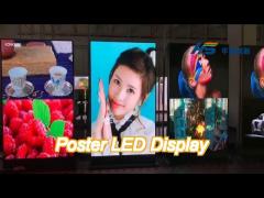 1r1g1b slim outdoor led poster screen display mirror screen oem