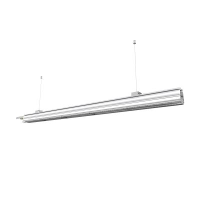 China WAREHOUSE Housing Aluminum Linkable Recessed Suspended Trunking System 24w-60w Pendant Led Linear Light for sale