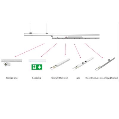 China Shop IP65 Energey Saving Dot 60W 9600 Lumens 1500mm LED Flushing Light System LED Seamless Linear Shop Lights for sale