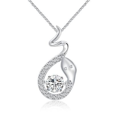 China CLASSIC factory direct wholesale high quality 925 silver pendant with GH color diamond jewelry for sale