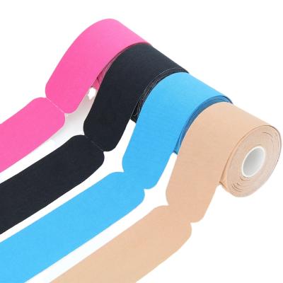 China Free Wholesale Late* High Quality Sports Latex Free Kinesiology Tape Pre Cut Tape for sale