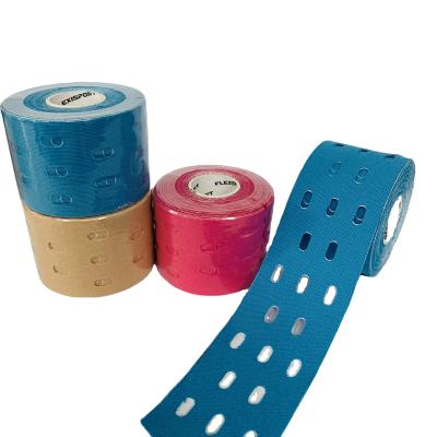 China Low Elastic Wholesale Die Cut Kinesiology Sports Tape for sale