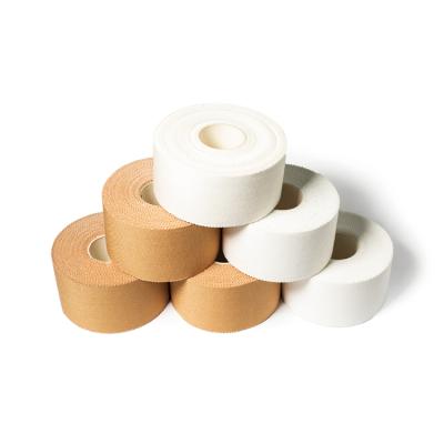 China Obdurability Sell Well New Type 5cm 10m Athletic Sport White Tying Cotton Storage Tape for sale