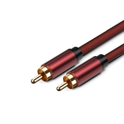 China Line Fever COMPUTER RCA Lotus Coaxial Line AV Audio Cable Line from lianhuatou Professional Subwoofer Power Amplifier Line for sale