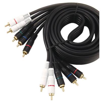 China Speaker Component Video And Audio Cable 5RCA Plugs-5RCA Jacks for sale