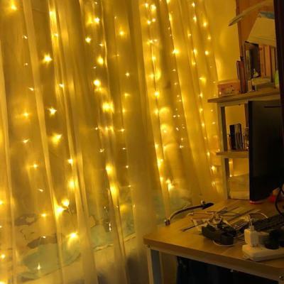 China factory direct sale 8 functions 8 models 1m 2m 3m 300 curtain lights led micro led light for curtain decoration for sale