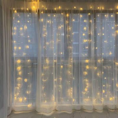 China hot sale 8 functions led photo clip string star curtain lights for outdoor wedding decor for sale