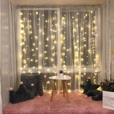 China 8 function factory wholesale price led curtain feather light color changing free sample led color changing curtain light for sale