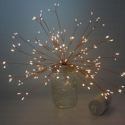 China 8 functions 150led 8 modes warm white copper wire string light for holiday party decoration with factory price for sale