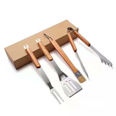 China New Wholesale Easily Cleaned Friends Gathering Outdoor Barbecue Stainless Steel Tool Kit for sale