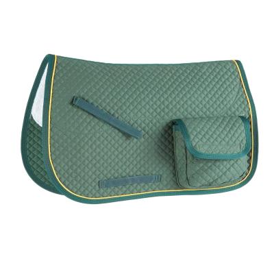 China Breathable Breathable Saddle Pad Horse Sweat Pad With Pocket Wool Saddle Pad for sale