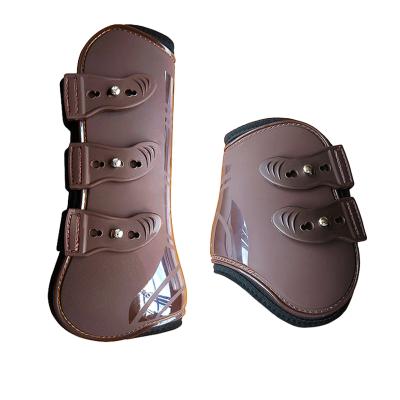 China Easier to adjust the tightness of the leg protectors. Easier to adjust the tightness of the leg protectors. Colorful Horse Arm Warmers PU Horse Leg Bandage Horse Hardware Accessories Rider Equip for sale