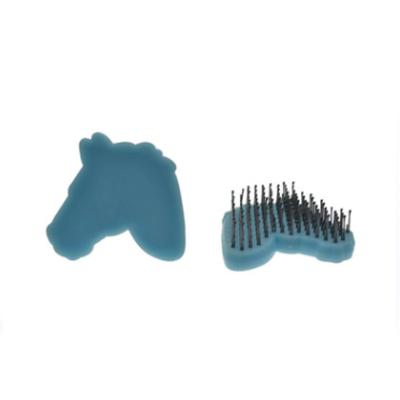 China PP Mane Comb Horse Hair Brush Plastic Ponytail Cleaning Brush for sale