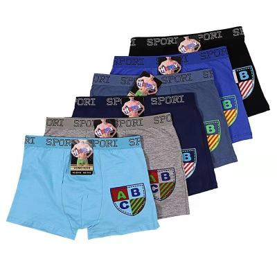 China wholesales hot sales boy's underwear comfortable cotton panty boxer kids Briefs Cartoon printed boy's underwear for sale