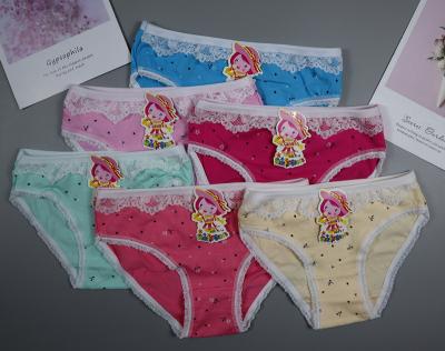 China Lovely Style Girls Cute Underwear 1 Piece Into An OPP Bag/12 PCS/DOZEN/50 Dozen Into A Big Bag for sale