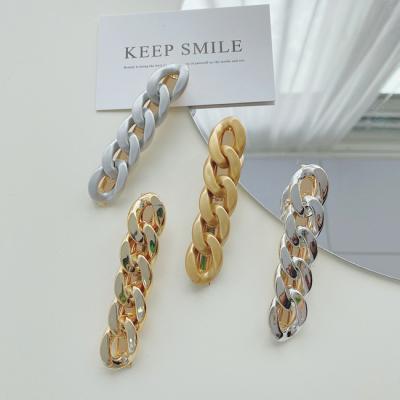 China Fashion Popular Metal JIANYI Chain Hair Clips For New Women Hairpins Side Hair Clips Accessories for sale