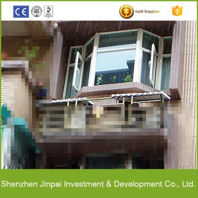 China Aluminum swing bay windows for sale with tempered glass for sale