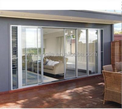 China China Manufacturer High Quality Large Sliding Glass Door With Grille Design China Double Glazed Sliding Doors for sale