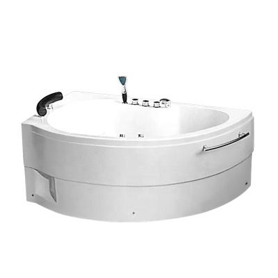 China Wholesale Acrylic Single Skirt Whirlpool Air Massage Two Person Indoor Bathtubs for sale