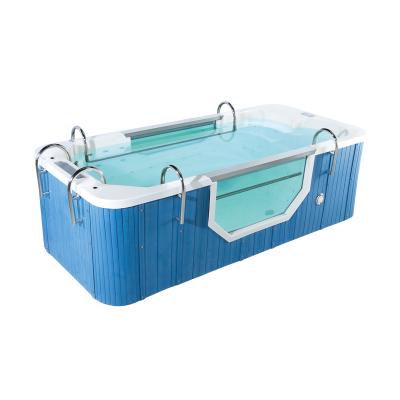 China K-8978 Eco-friendly Blue Outdoor Hydraulic Spa Pool Adult And Kids Large Bathtub for sale