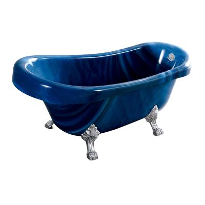 China Body Soaking Freestanding Acrylic Bathroom Vanity Tub K-8885C 4 Foot Portable Bathtub Soaking Tub for sale